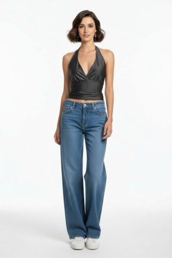 BLUSA TOP HALTER AJUSTE LATERAL