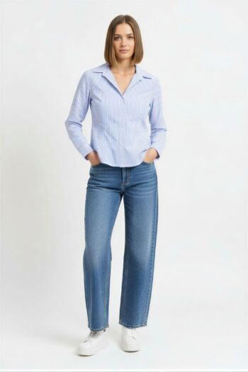 BLUSA CAMISERA MANGA LARGA BOTONES