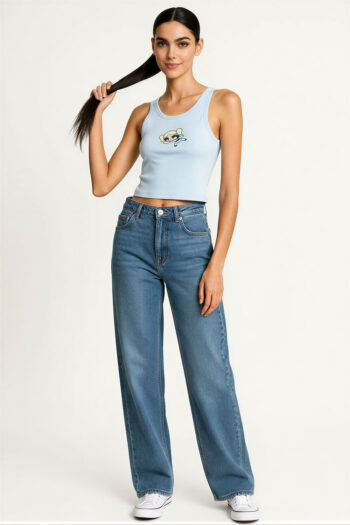 PLAYERA RIB SIN MANGA CORTA