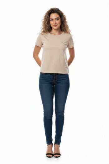 PLAYERA TEJIDA BORDADO SUTIL