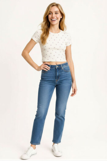 PLAYERA WAFFLE FLORES