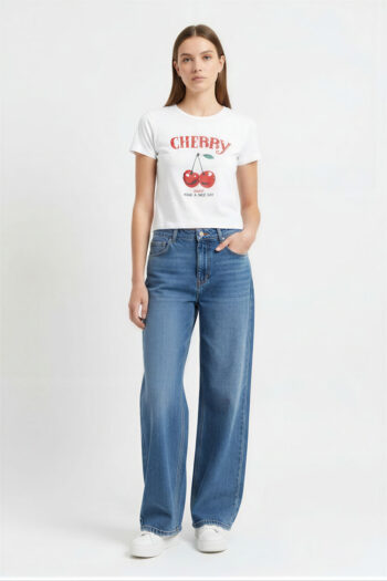 PLAYERA CORTA ESTAMPADO FRONTAL