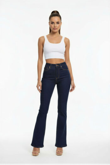 JEANS ACAMPANADO ALTO