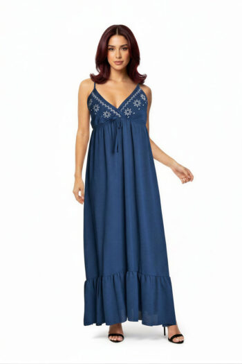 VESTIDO BORDADO MIDI