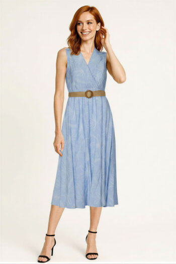 VESTIDO SOLAPA MIDI