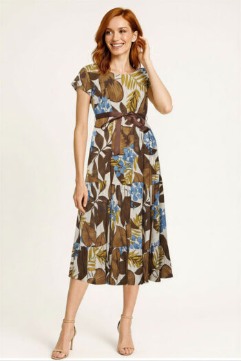 VESTIDO FLORES CINTA
