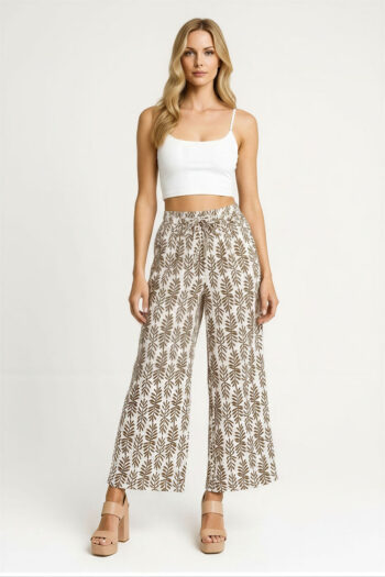PANTALÓN AMPLIO ESTAMPADO