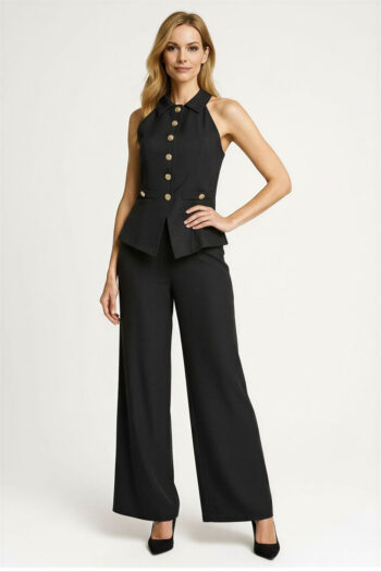 CONJUNTO HALTER ELEGANTE