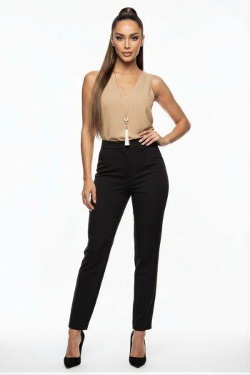 BLUSA ESCOTE PICO COLLAR