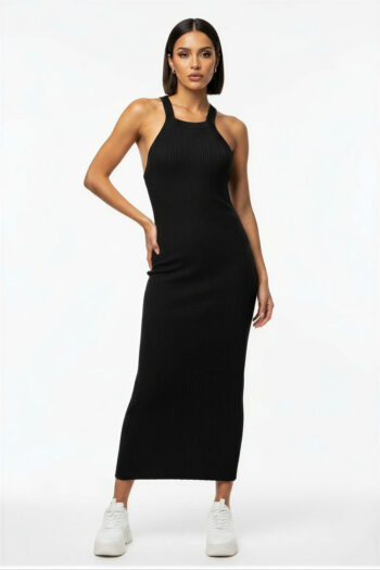 VESTIDO TEJIDO CANALÉ MIDI