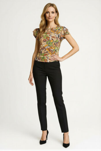 BLUSA ESTAMPADA DOBLE MANGA