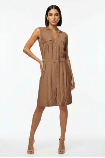 VESTIDO CAMISERO CINTURÓN