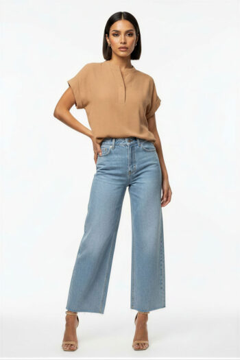 BLUSA CUELLO MAO TEXTURA