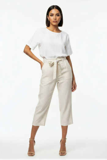PANTALÓN CAPRI CINTA FRONTAL
