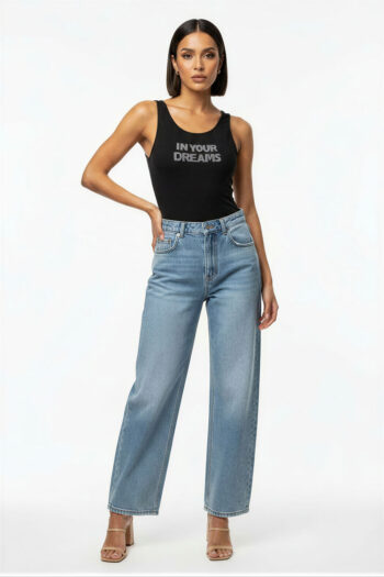 PLAYERA BODY AJUSTADO CON APLICACIÓN