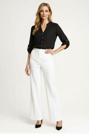 BLUSA CUELLO MAO BOTONES