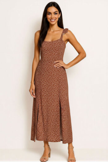 VESTIDO MIDI ESTAMPADO