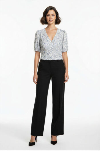 BLUSA BOTONES FLORES