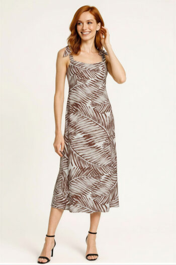 VESTIDO TIRANTES NUDO LARGO