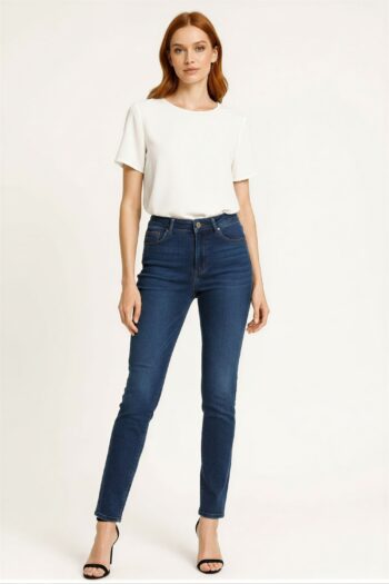 JEANS TIRO MEDIO ENTUBADO
