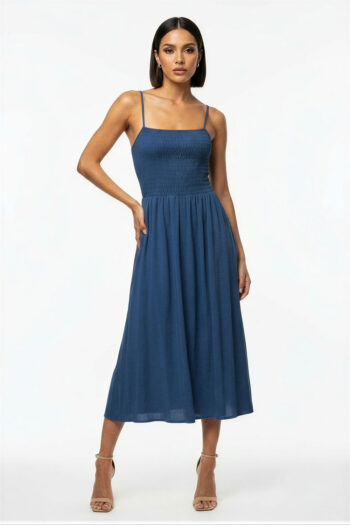 VESTIDO SMOCK LISO