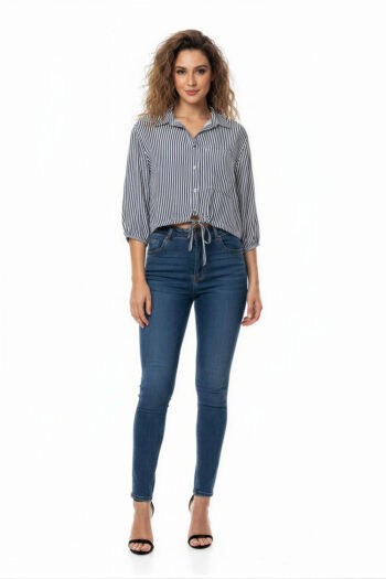 BLUSA JARETA RAYAS CASUAL