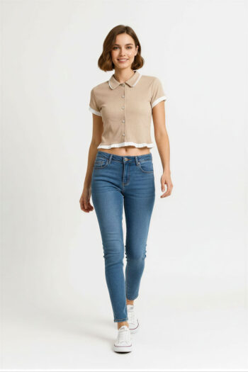 PLAYERA RIB CUELLO POLO
