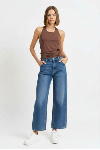 PLAYERA HALTER DRAPEADO LATERAL