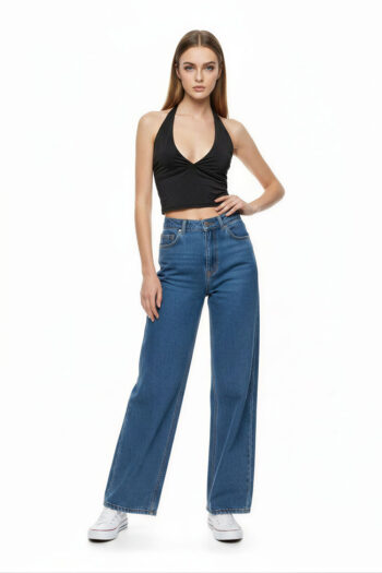 PLAYERA TOP HALTER ESCOTE PROFUNDO