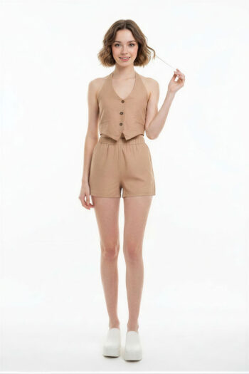 CONJUNTO SHORT CON CHALECO
