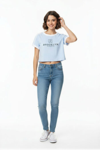 PLAYERA CROPPED ESTAMPADO TEXTO