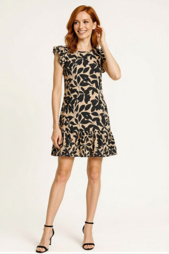 VESTIDO ESTAMPADO OLAN ROMÁNTICO