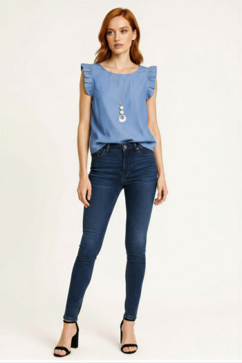 BLUSA HOLAN MANGA SIN MANGAS