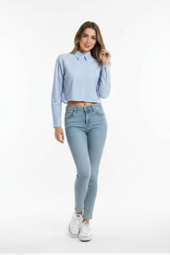 BLUSA CAMISERA CORTA