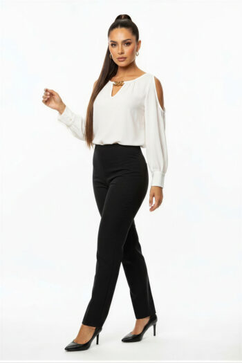 BLUSA APLICACIÓN DORADA CHIC