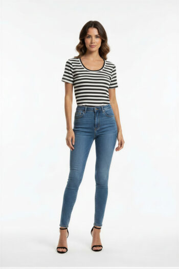 PLAYERA RIB MANGA CORTA