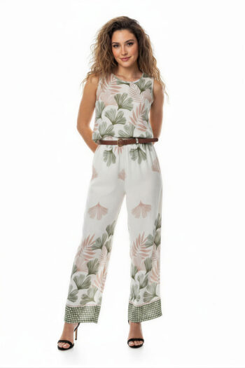 CONJUNTO PANTALÓN ESTAMPADO RELAJADO