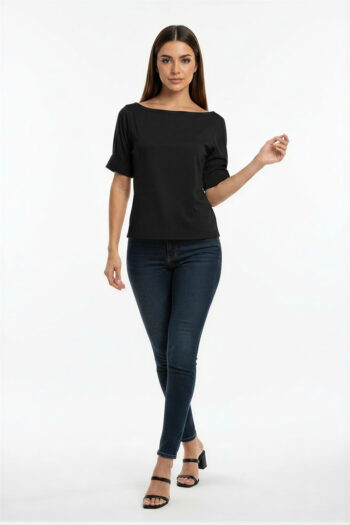 PLAYERA ESCOTE AMPLIO RELAJADO