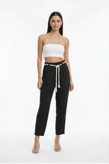 PANTALÓN CAPRI RESORTE CORDÓN RELAJADO