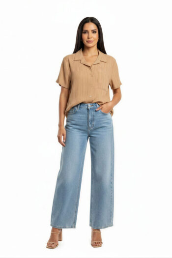 BLUSA CAMISERA BOLSILLO FRONTAL