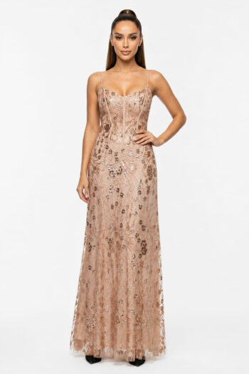 VESTIDO FIESTA BRILLO GLAMOUR