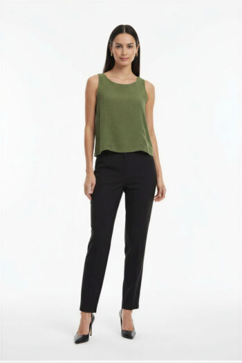 BLUSA TOP CORTE RECTO LISO