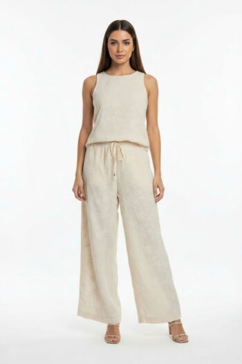 CONJUNTO BORDADO PALAZZO ELEGANTE