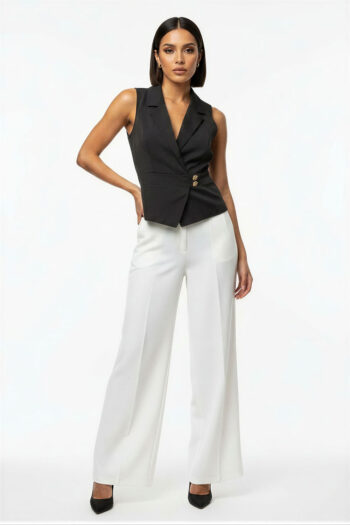 BLUSA PRETINA CRUZADA SASTRE