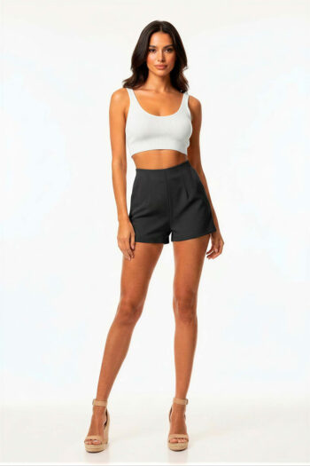 SHORT SASTRE DE PINZAS