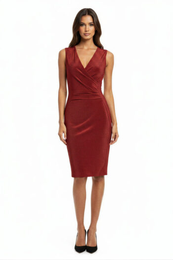 VESTIDO FIESTA LUREX CRUZADO