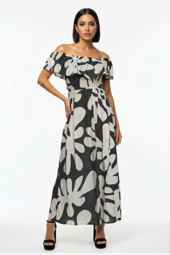 VESTIDO SMOCK ESTAMPADO