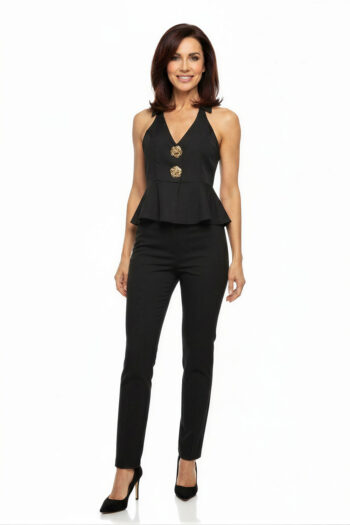 CHALECO PEPLUM BOTONES