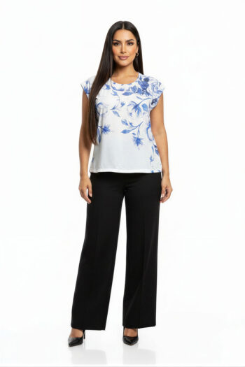 PLAYERA FLORES ESTILO CASUAL
