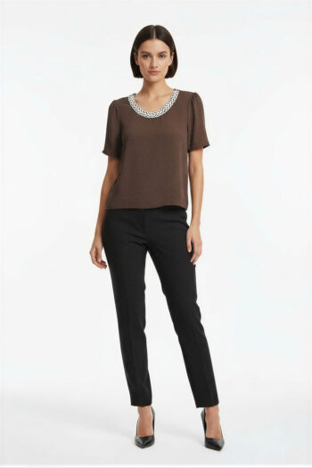 BLUSA CUELLO TEJIDO